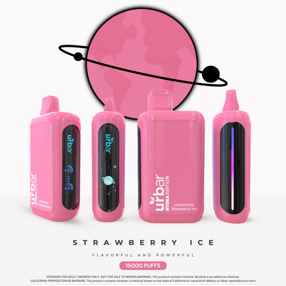 Urbar X HYDRA | 15000 Puffs - STRAWBERRY ICE | Pack Of 1 - Urbar X Hydra