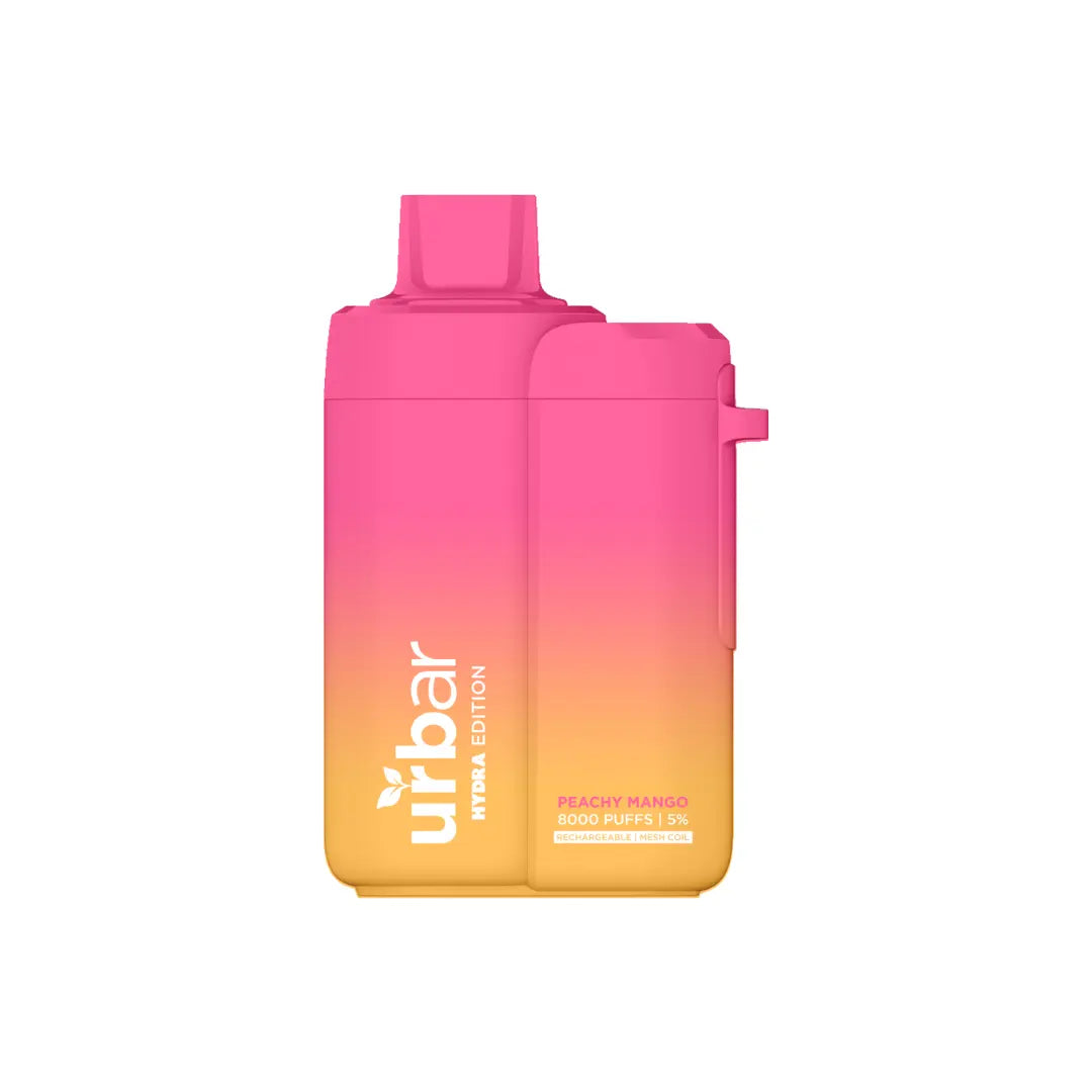 Urbar X HYDRA | 8000 Puffs - PEACHY MANGO | Pack Of 1 - Urbar X Hydra