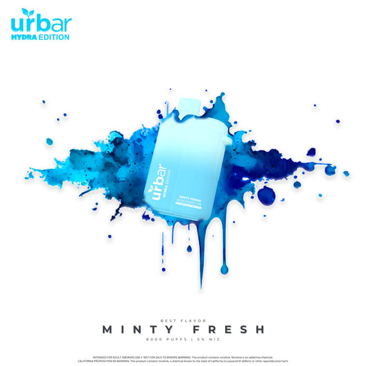 Urbar X HYDRA | 8000 Puffs - MINTY FRESH | Pack Of 1 - Urbar X Hydra