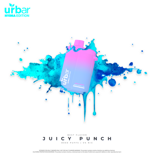 Urbar X HYDRA | 8000 Puffs - JUICY PUNCH | Pack Of 1 - Urbar X Hydra