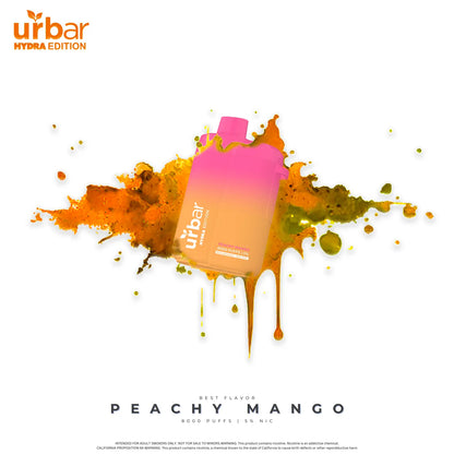 Urbar X HYDRA | 8000 Puffs - PEACHY MANGO | Pack Of 1 - Urbar X Hydra