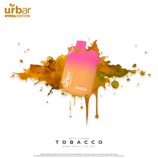 Urbar X HYDRA | 8000 Puffs - TOBACCO | Pack Of 1 - Urbar X Hydra