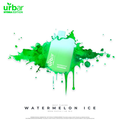 Urbar X HYDRA | 8000 Puffs - WATERMELON ICE | Pack Of 1 - Urbar X Hydra