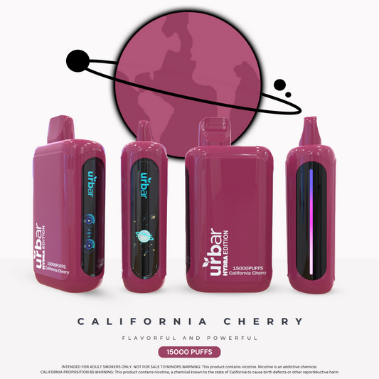 Urbar X HYDRA | 15000 Puffs - CALIFORNIA CHERRY | Pack Of 1 - Urbar X Hydra