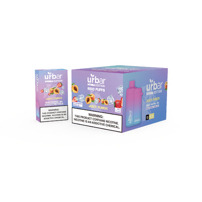 Urbar X HYDRA | 8000 Puffs - JUICY PUNCH | Pack Of 1 - Urbar X Hydra