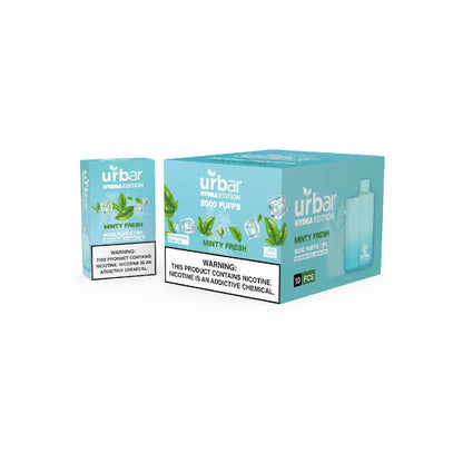 Urbar X HYDRA | 8000 Puffs - MINTY FRESH | Pack Of 1 - Urbar X Hydra