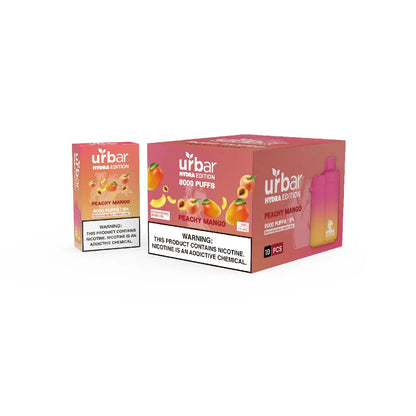 Urbar X HYDRA | 8000 Puffs - PEACHY MANGO | Pack Of 1 - Urbar X Hydra