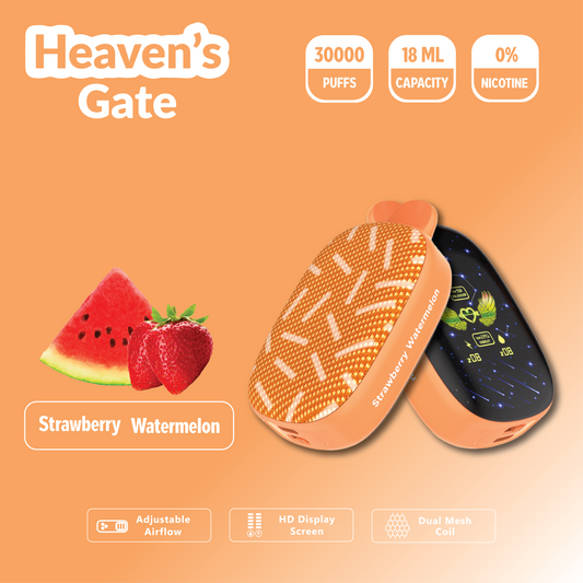 Heaven's Gate Zero Addiction | 30000 Puffs - STRAWBERRY WATERMELON