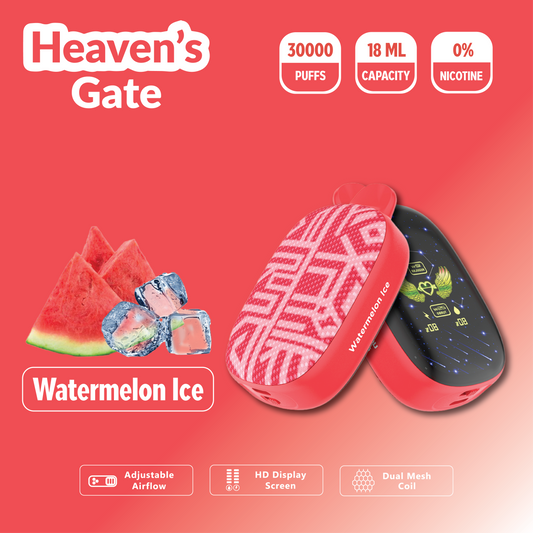 Heaven's Gate Zero Addiction | 30000 Puffs - WATERMELON ICE